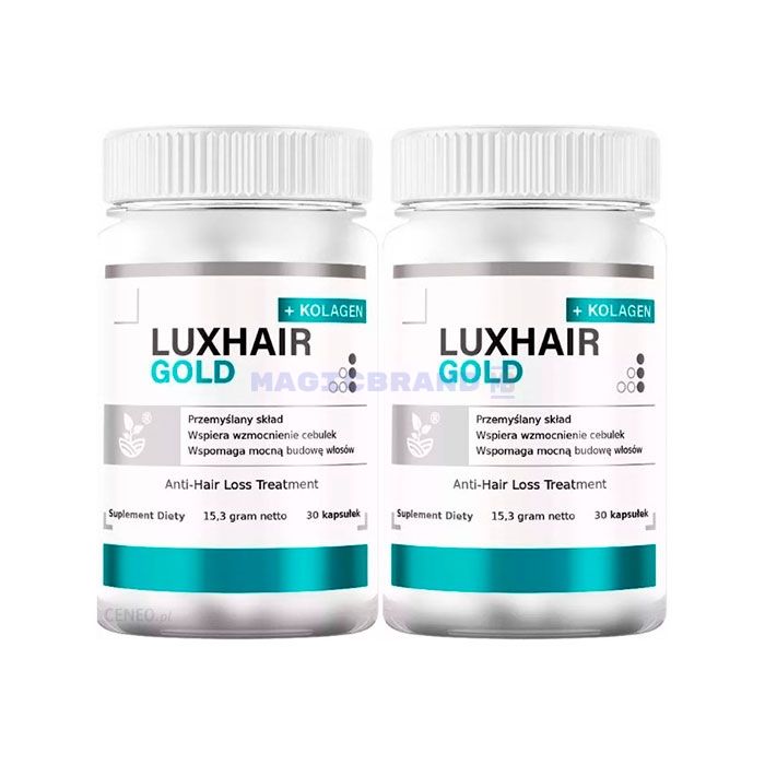 〚 LuxHair Gold 〛 〚 kapsle pro růst vlasů 〛