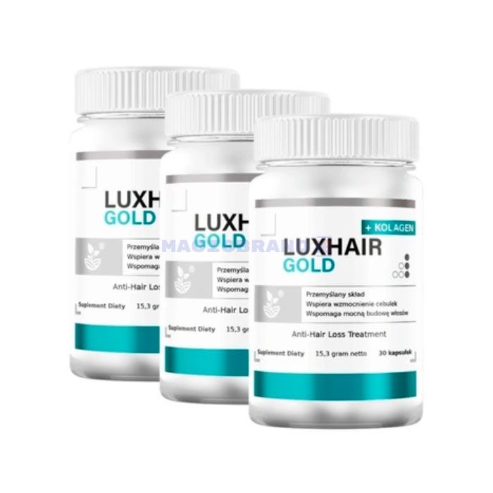 〚 LuxHair Gold 〛 〚 kapsle pro růst vlasů 〛